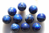 Perfect Pendant - Lapis Lazuli Sphere Pendant + 20" Silver Chain: ZENERGY GEMS