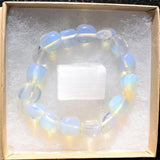 CHARGED Radiant Opalite Bracelet Tumble Polished Stretchy ENERGY REIKI