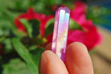 xToo Hot Pink™ Rainbow Aura Quartz Crystal Perfect Pendant™ 26" 925 Silver Chain