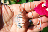 xPerfect Pendant™ - Petalite Crystal Pendant + 26" 925 Chain SYN 12 ZENERGY GEMS™