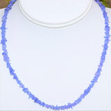 CHARGED Premium Tanzanite Crystal 18" Necklace Healing Energy REIKI WOW!!!