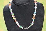 CHARGED 18" Every Crystal Chip Necklace Healing Energy (40+ Crystal Types) WOW!!