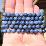 CHARGED Polished Natural Dumortierite Bracelet Stretchy HEALING ENERGY REIKI