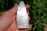 4" Selenite Crystal Tower of Divine Mind Healing POWER REIKI by ZENERGY GEMS