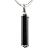 925 Sterling CHARGED Himalayan Black Tourmaline Perfect Pendant + 20" 925 Chain