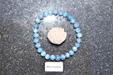 Premium CHARGED Blue Kyanite Crystal 4mm-7mm Bead Bracelet Stretchy ENERGY REIKI