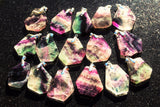 2" CHARGED "SUMO" Rainbow Fluorite Crystal Pendant Healing Energy 120cts USA