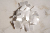 Amazing Pure WHITE Selenite Natural Jewelry / Gridding Crystals POWERFUL 250cts