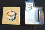 LG Platinum & Silver Rainbow Aura Quartz Crystal Perfect Pendant 20" Chain