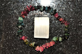 Premium CHARGED Rainbow Tourmaline Crystal Chip Stretchy Bracelet REIKI Energy!