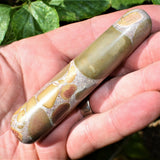 CHARGED Pudding Stone (Rhyolite) 4.0" Massage Wand Crystal Healing REIKI 110g